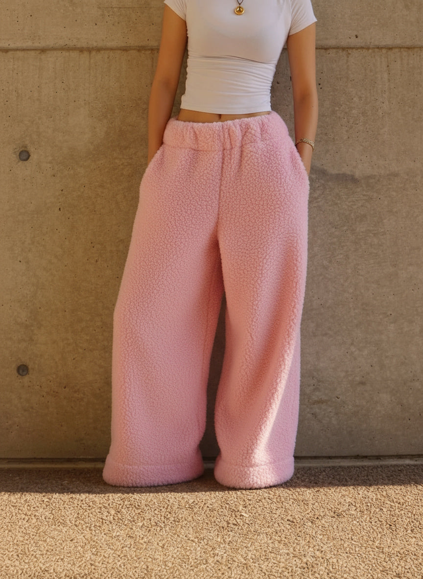 Snuggle Pants - Flauschige Sherpa Hose