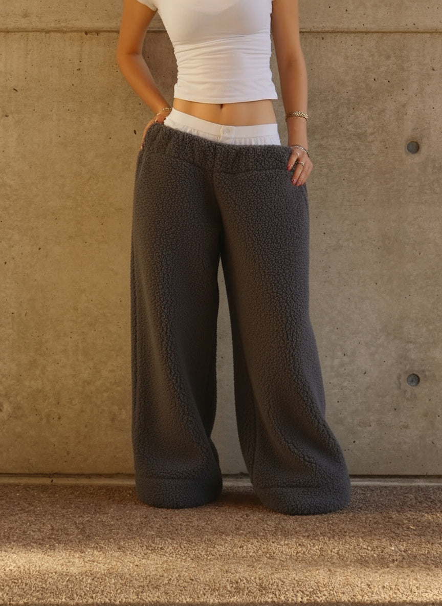 Snuggle Pants - Flauschige Sherpa Hose