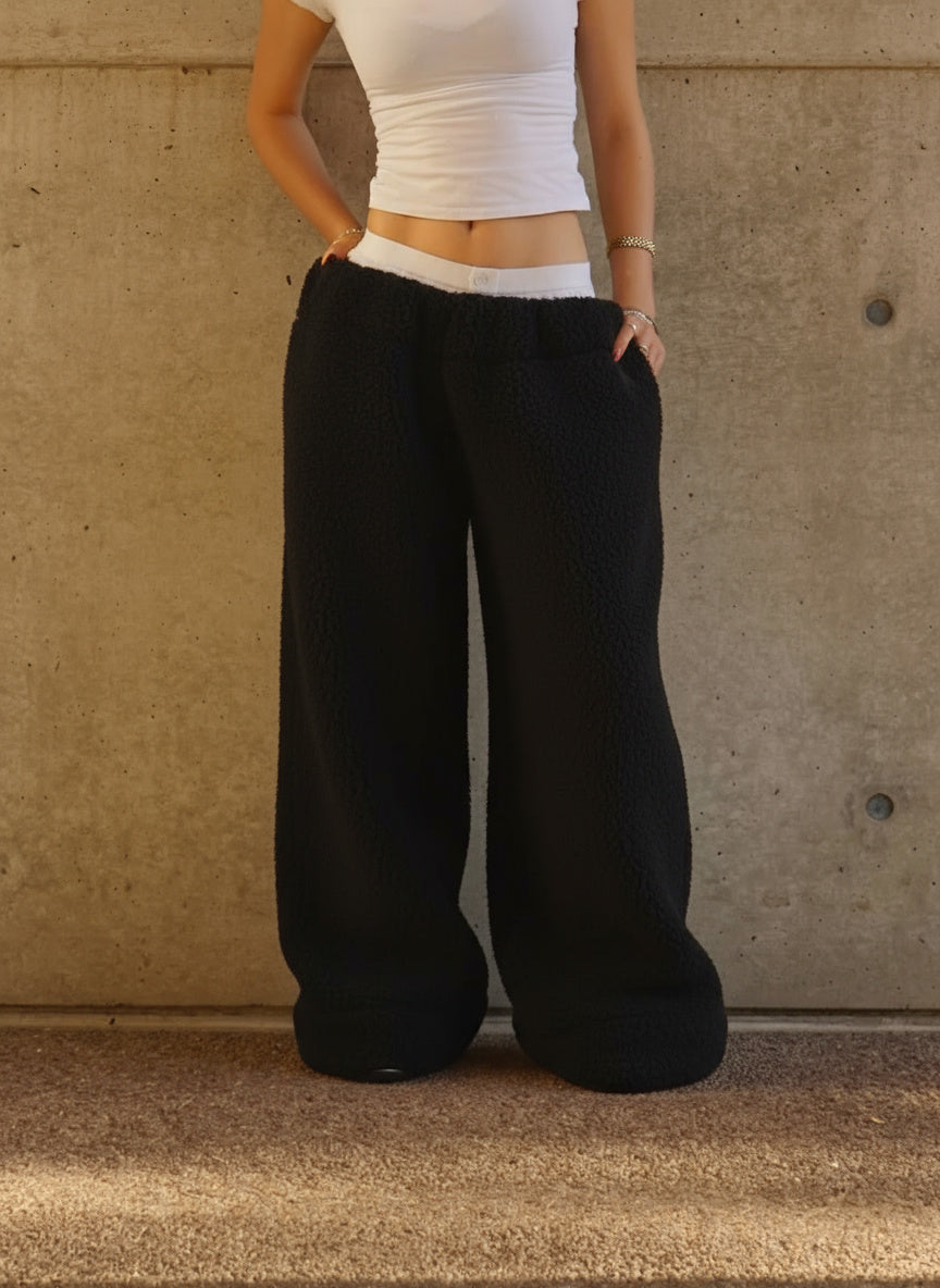 Snuggle Pants - Flauschige Sherpa Hose