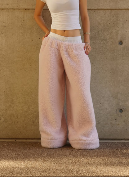 Snuggle Pants - Flauschige Sherpa Hose